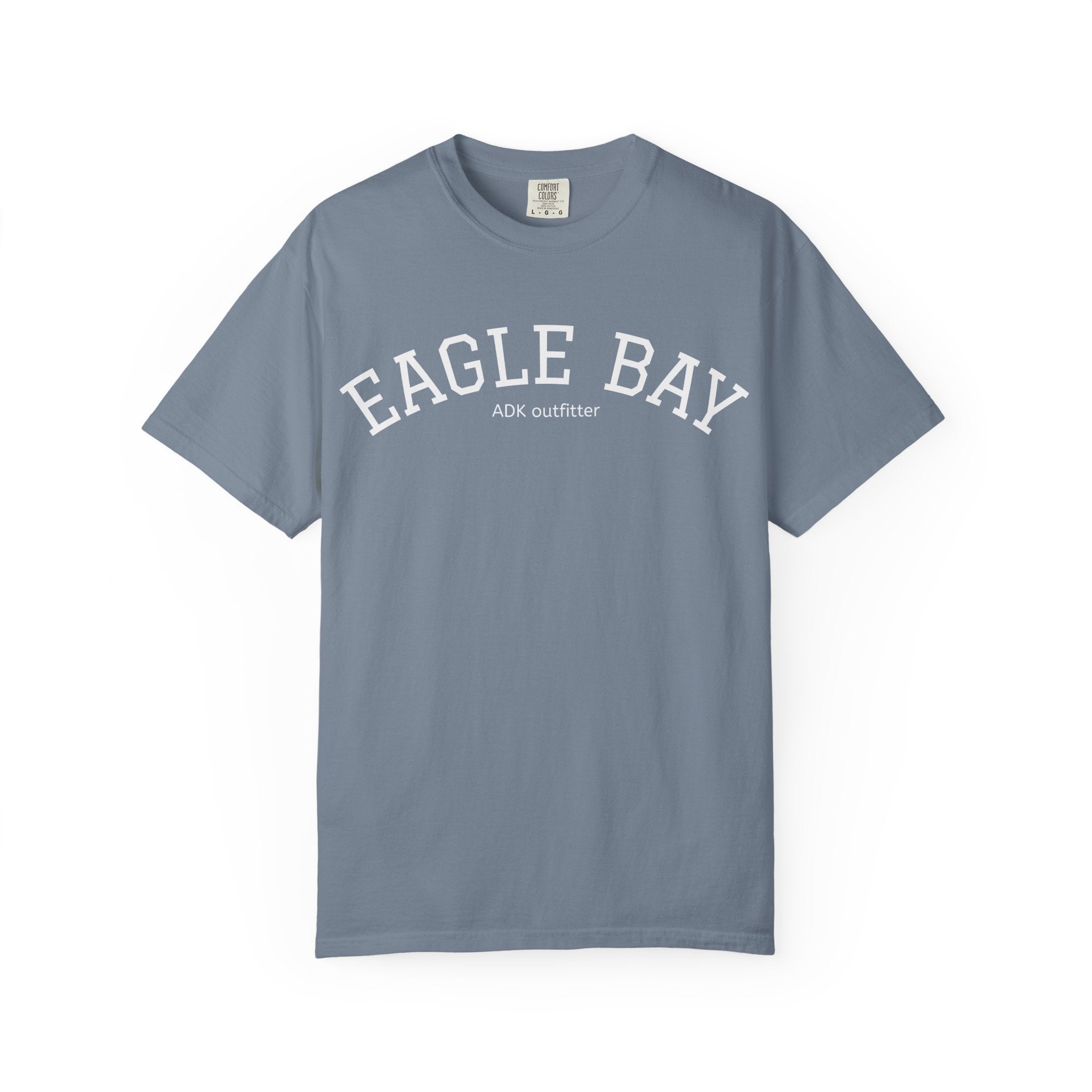Garment-Dyed T-Shirt — Subtle Eagle Bay Embossed Logo