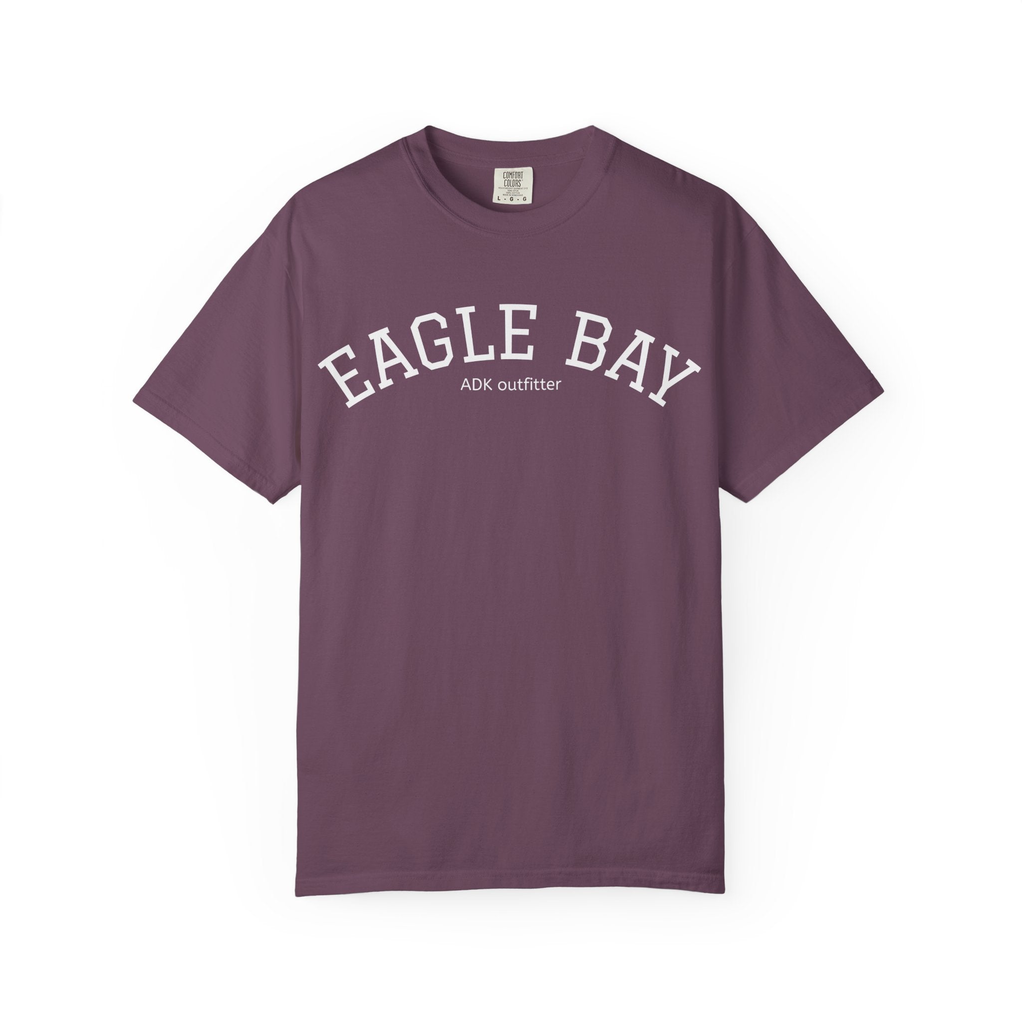 Garment-Dyed T-Shirt — Subtle Eagle Bay Embossed Logo