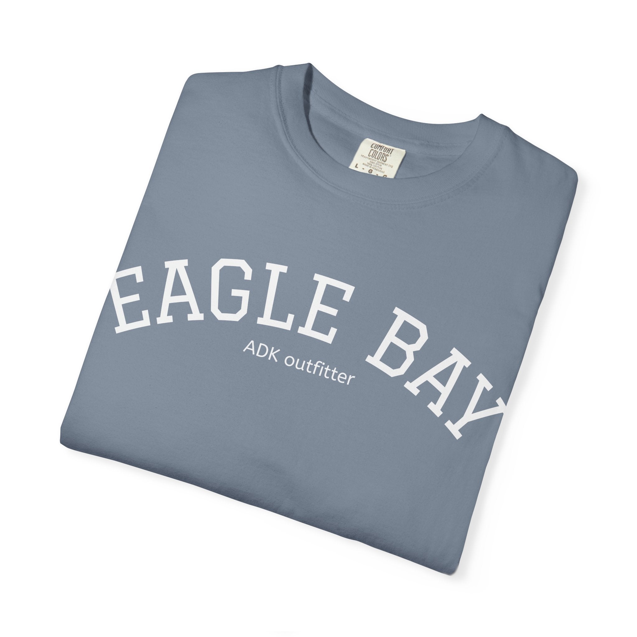 Garment-Dyed T-Shirt — Subtle Eagle Bay Embossed Logo