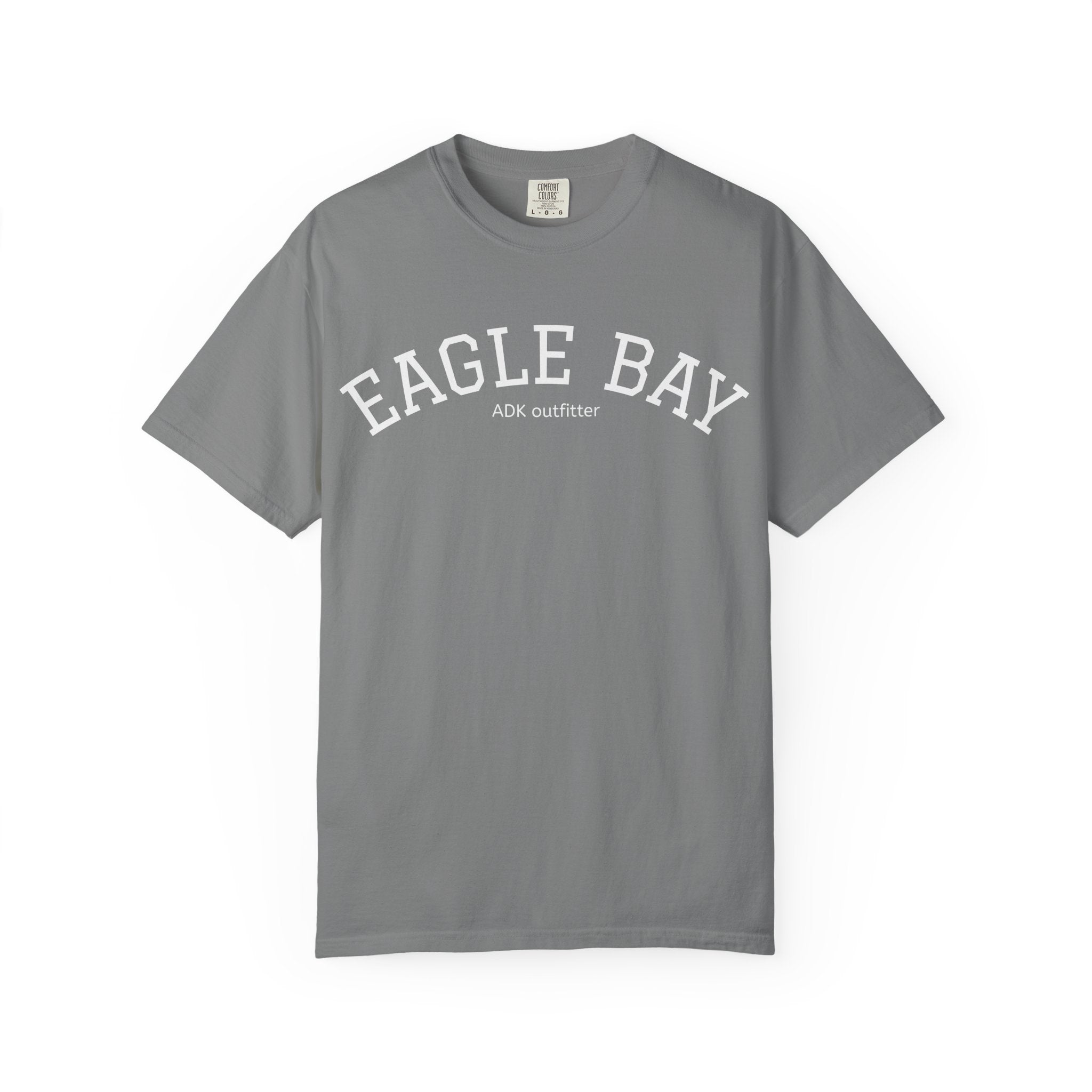 Garment-Dyed T-Shirt — Subtle Eagle Bay Embossed Logo
