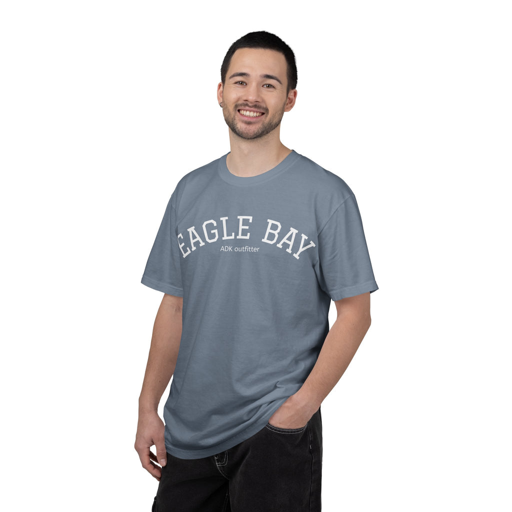 Garment-Dyed T-Shirt — Subtle Eagle Bay Embossed Logo