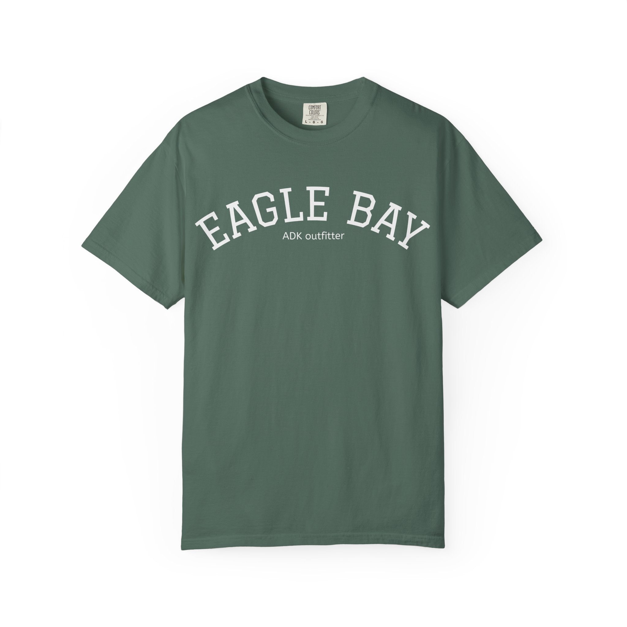 Garment-Dyed T-Shirt — Subtle Eagle Bay Embossed Logo