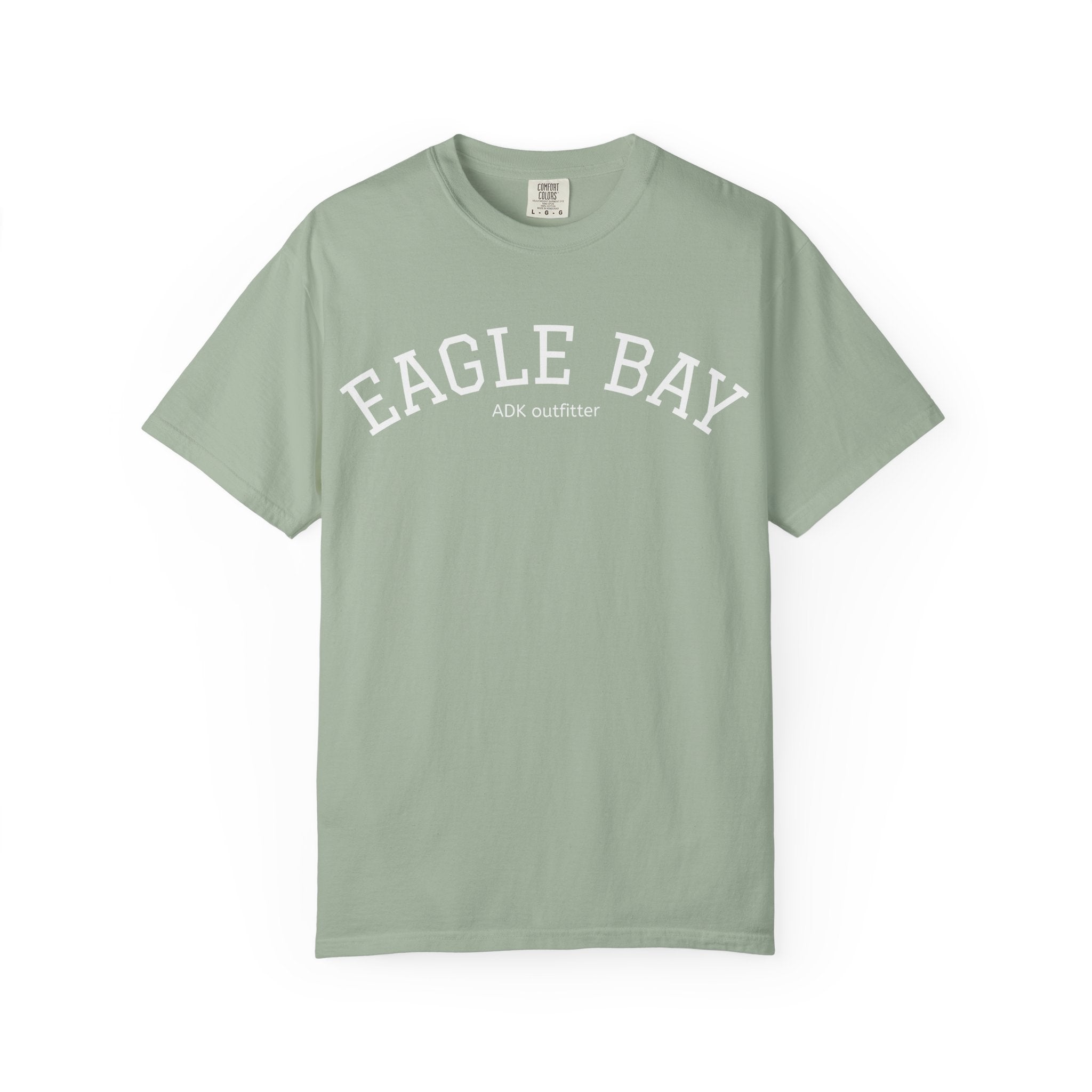 Garment-Dyed T-Shirt — Subtle Eagle Bay Embossed Logo