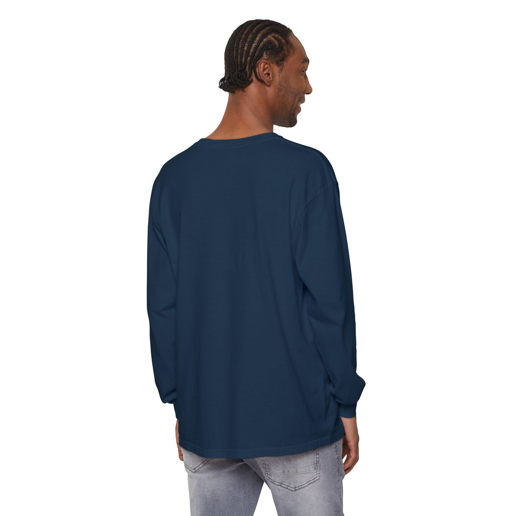 Eagle Bay Long Sleeve Tee — Classic Arch Logo Cotton Shirt