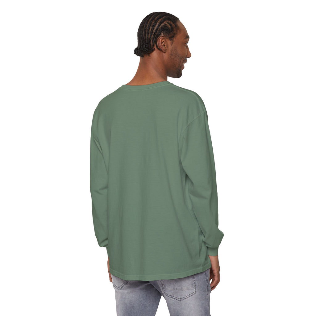 Eagle Bay Long Sleeve Tee — Classic Arch Logo Cotton Shirt