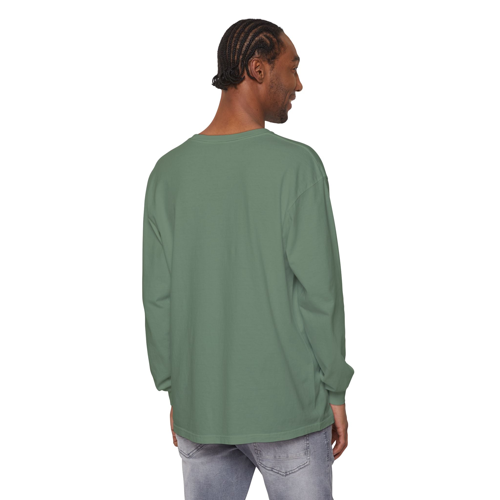 Eagle Bay Long Sleeve Tee — Classic Arch Logo Cotton Shirt