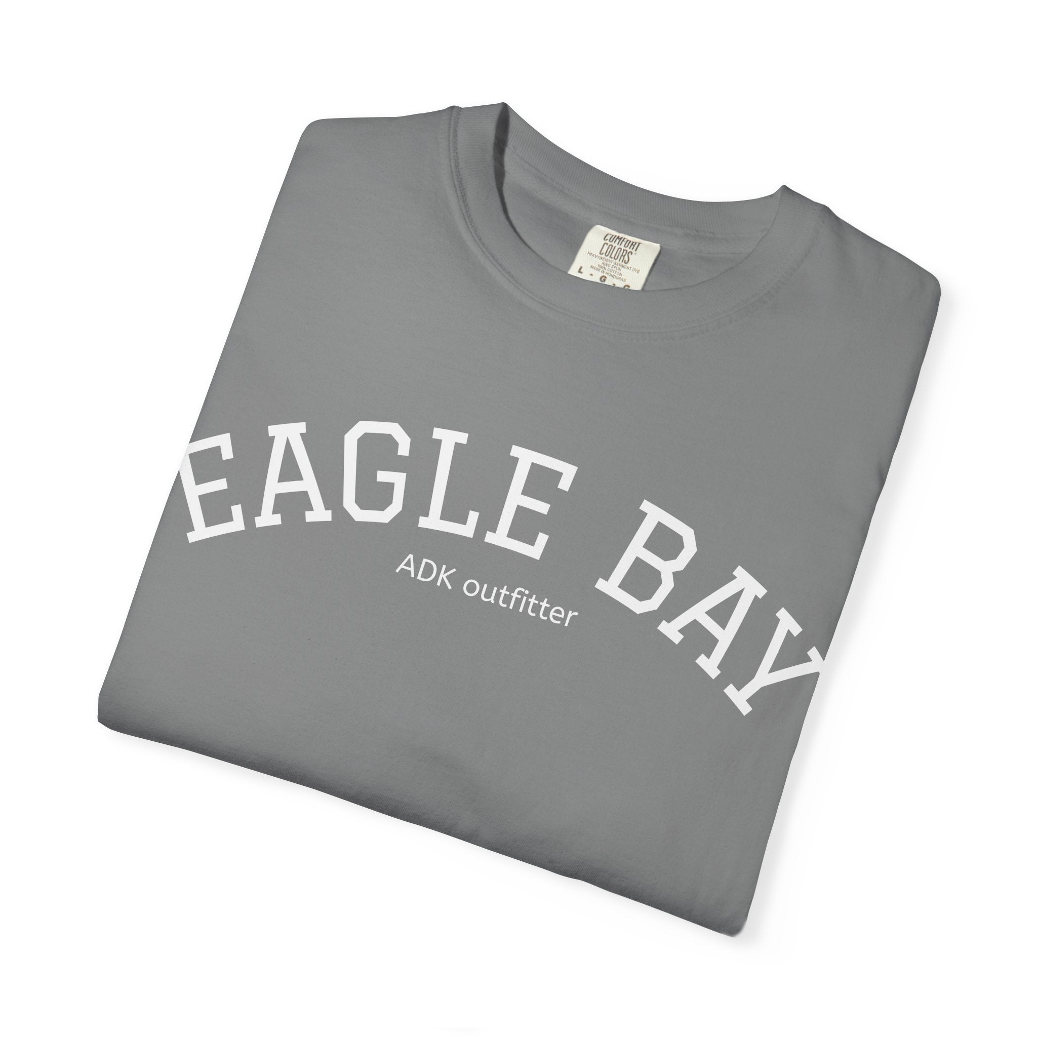 Garment-Dyed T-Shirt — Subtle Eagle Bay Embossed Logo